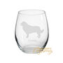 Personalised Leonberger Dog Engraved Glass, thumbnail 2 of 7