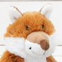 Woodland Fox Soft Toy With Engraved Heart, thumbnail 5 of 8