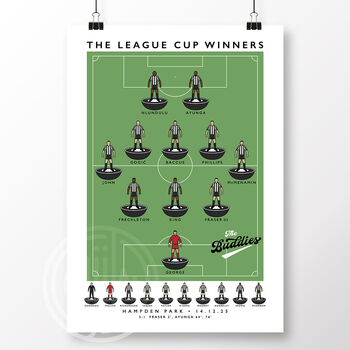 St Mirren League Cup Winners 2025 Poster, 2 of 6