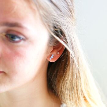 Enamel Flower Earrings, 8 of 10