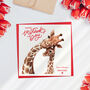 Giraffe Mother's Day Card, thumbnail 2 of 6