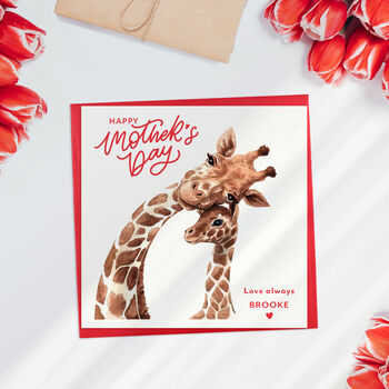 Giraffe Mother's Day Card, 2 of 6