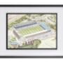 Cardiff City Ninian Park Stadium Art Print, thumbnail 4 of 4