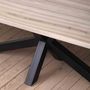 Pearl Light Ash Dining Table With Diamond Legs, thumbnail 3 of 4