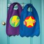 Superhero Cape In Felt, Personalised With Full Name, thumbnail 3 of 11
