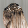Bohemian Crown Style Wedding Hair Vine Katarina, thumbnail 7 of 12