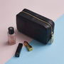 Personalised Leather Cosmetic Bag, thumbnail 6 of 12