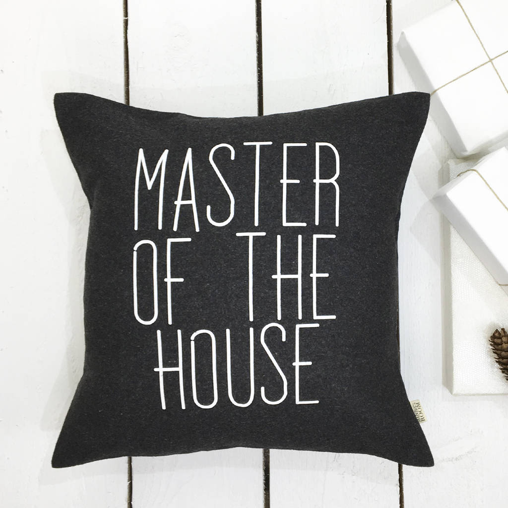 Personalised Woolen Quote Cushion By Minna's room