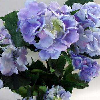 Artificial Hydrangea Flowering Plant Blue, 4 of 4