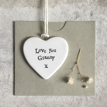 Love You Granny Mini Porcelain Hanger, 4 of 8