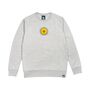 Morning Sun Embroidered Sweatshirt Marl Grey, thumbnail 1 of 6