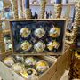 Glowi Box Of Six Gold And Silver Glass Baubles, thumbnail 9 of 10