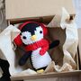 Baby's First Christmas Keepsake Box With Penguin Rattle, thumbnail 4 of 4