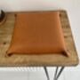 Personalised Tan Leather Accessories Valet Tray, thumbnail 9 of 12