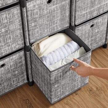 Nine Storage Boxes Unit Drawer Organiser, 3 of 7