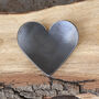 Decorative Iron Heart Dish, Hand Forged With Smooth Finish, thumbnail 1 of 10