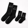 Funny Matching Dad And Kid Socks Set, thumbnail 3 of 7