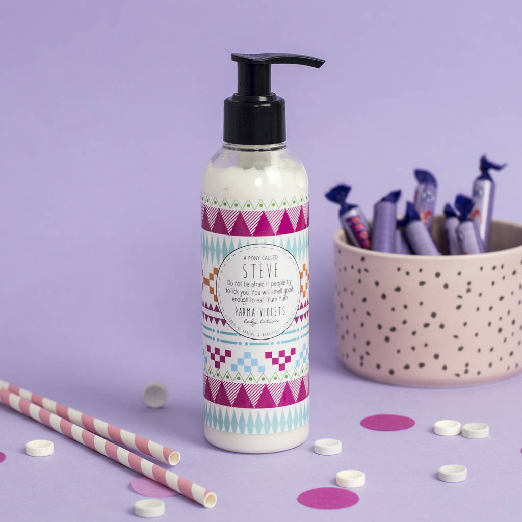 Parma Violet Body Lotion By A Pony Called Steve Parma Violet Body Lotion By A Pony Called Steve
