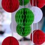 Honeycomb Paper Ball Garland All Colours, thumbnail 6 of 10