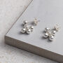 Sterling Silver Ball Bell Dangly Studs, thumbnail 1 of 4