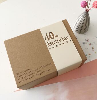 40th Birthday Personalised Gift Set, 2 of 6