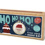 Ho Ho Ho! Christmas Mini Matchbox Cross Stitch Kit, thumbnail 2 of 5