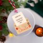 Personalised I Tried Christmas Ceramic Ornament, thumbnail 1 of 2