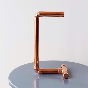 Handcrafted Solid Copper Headphone Stand, 2 of 3