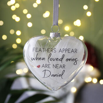 Feathers Appear When Loved Ones Are Near Bauble, 12 of 12