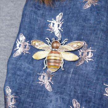 Bee Magnetic Brooch, 4 of 6