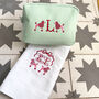 Poodle Monogram Wash Bag, thumbnail 3 of 3