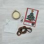 I'm Pine Ing For You! Christmas Mini Matchbox Cross Stitch Kit, thumbnail 4 of 5