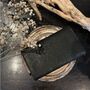 Classic Leather Wallet, Black Floral, thumbnail 2 of 3