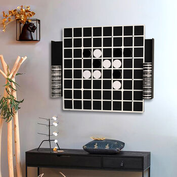 Reversi Luxury Metal Wall Game Wall Hanging, 7 of 11