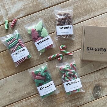 Personalised Sending Christmas Wishes Letterbox Sweets, 2 of 2
