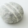 Fair Trade Eco Natural Wool Felted Soap Marble Pebble, thumbnail 8 of 11