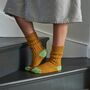Recycled Silk And Lambswool Blend Cosy Ribbed Socks, thumbnail 4 of 8