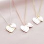 Double Heart Personalised Name Necklace, thumbnail 1 of 12