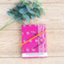 Notebook With Soft Cover From Pink Saree Fabric, thumbnail 6 of 9