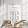 Modern Find Your Seat Sign Wedding Décor, thumbnail 4 of 4