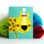 Mini Cheetah Greetings Card, thumbnail 4 of 5