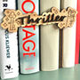 Thriller Genre Divider Bookshelf Sign, thumbnail 2 of 5