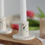 Spring Terrazzo Candle Stick Holder, thumbnail 2 of 4