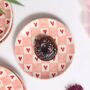 Chequered Heart Dinner Plates, thumbnail 1 of 3