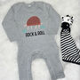 Rock And Roll Armadillo Babygrow, thumbnail 8 of 11