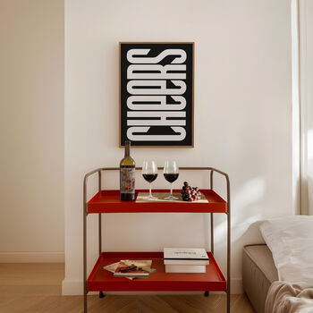 Cheers Print | Typographic Poster | Wall Art | Aesthetic | Typographic | Trendy | Kitchen Artwork | Cocktail Bar Decor | Drink Lovers, 6 of 11