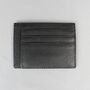 Black Leather Flat Card Holder, thumbnail 4 of 4