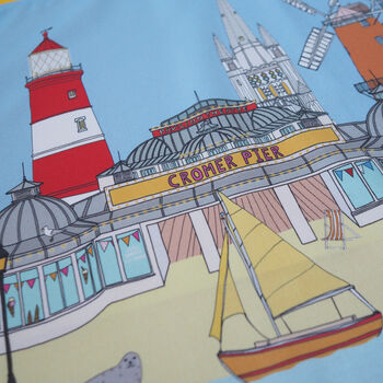 Norfolk Landmarks Tea Towel, 5 of 5