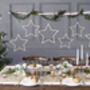 Long Burlap Merry Christmas Table Runner, thumbnail 3 of 4