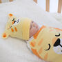 Lion Stretchie Swaddle And Beanie Set, thumbnail 2 of 4